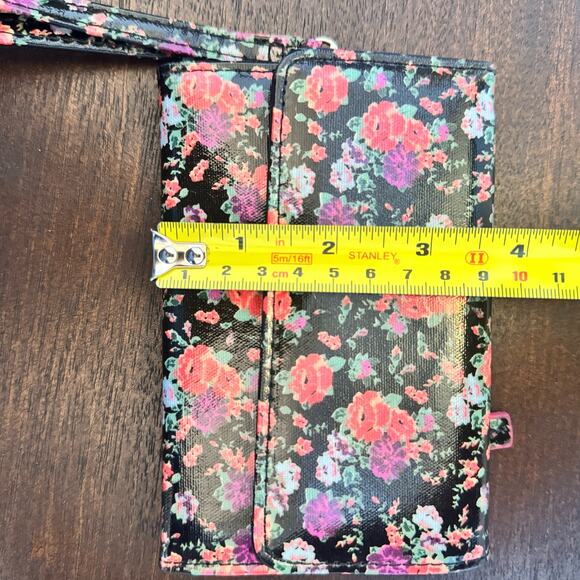 Madison Spencer Wristlet Floral Wallet 4x6 Zipper Coin Credit Card ID Unused - Picture 10 of 10